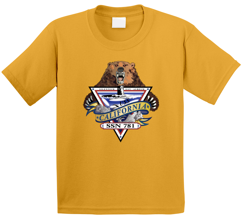 Navy - Uss California (ssn-781) Wo Txt Kids T Shirt