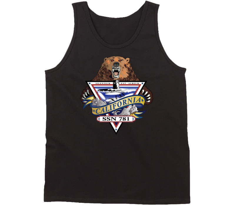 Navy - Uss California (ssn-781) Wo Txt Tanktop