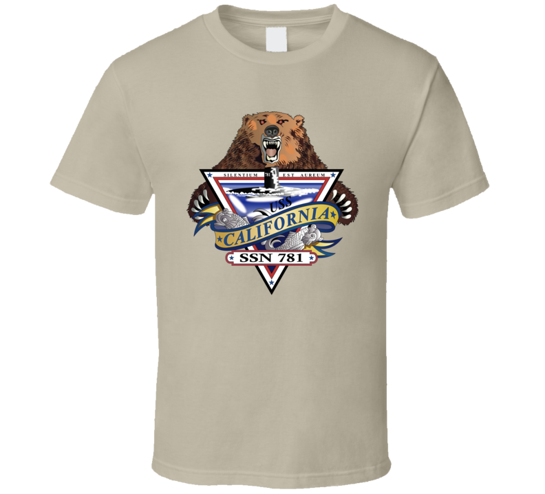 Navy - Uss California (ssn-781) Wo Txt T Shirt