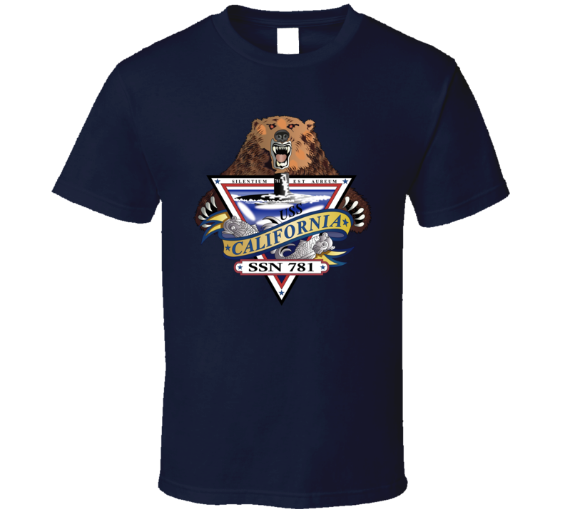 Navy - Uss California (ssn-781) Wo Txt T Shirt