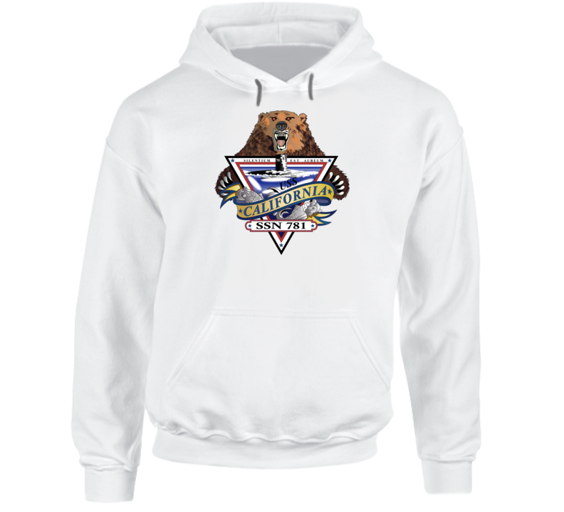 Navy - Uss California (ssn-781) Wo Txt Hoodie