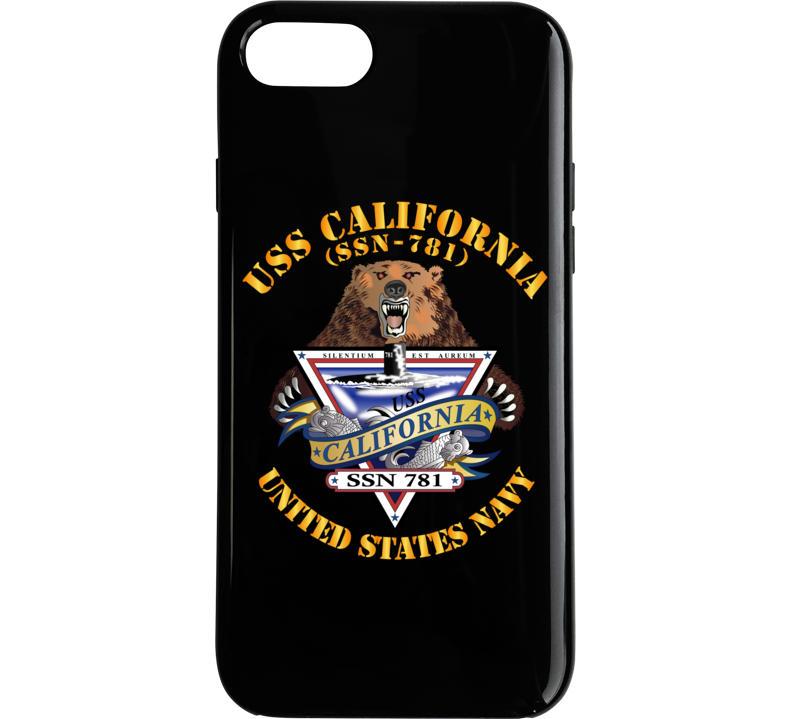 Navy - Uss California (ssn-781) Phone Case