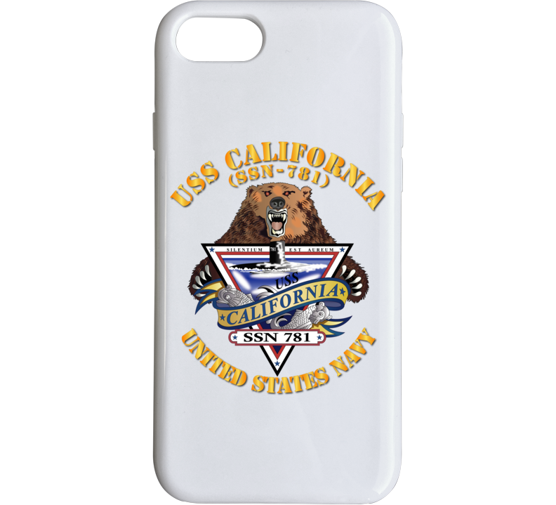 Navy - Uss California (ssn-781) Phone Case
