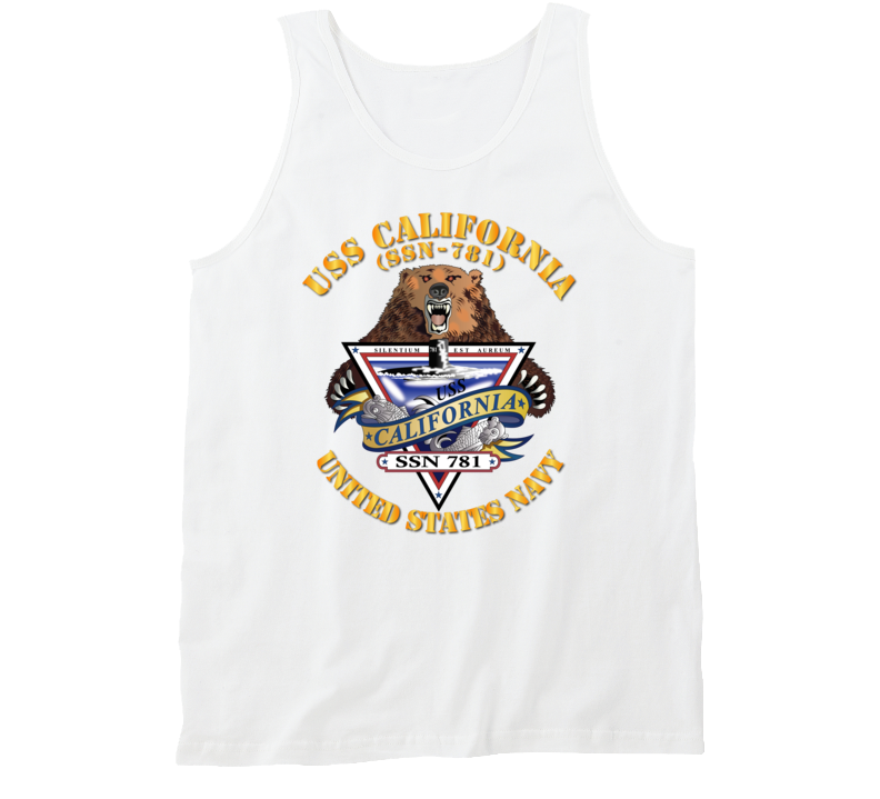 Navy - Uss California (ssn-781) Tanktop