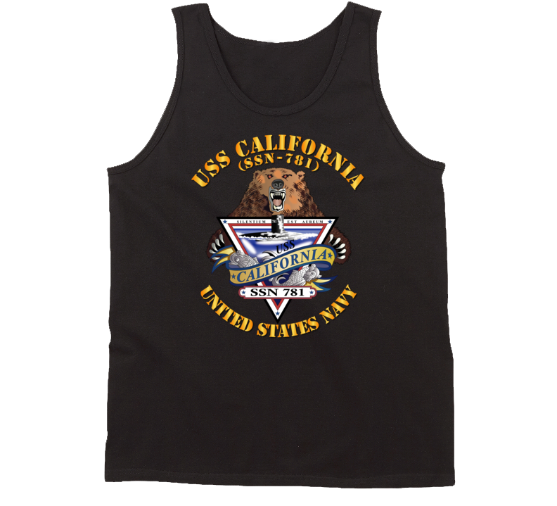 Navy - Uss California (ssn-781) Tanktop