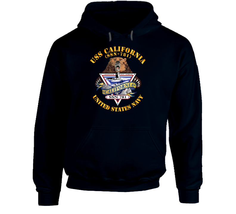 Navy - Uss California (ssn-781) Hoodie