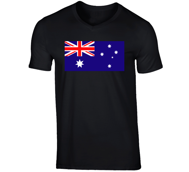 Flag - Australia Wo Txt T Shirt