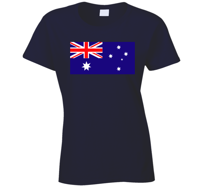 Flag - Australia Wo Txt T Shirt