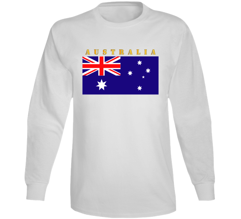 Flag - Australia W Txt Long Sleeve