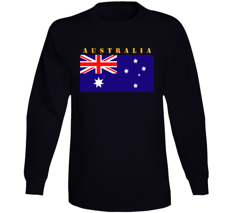 Flag - Australia W Txt Long Sleeve