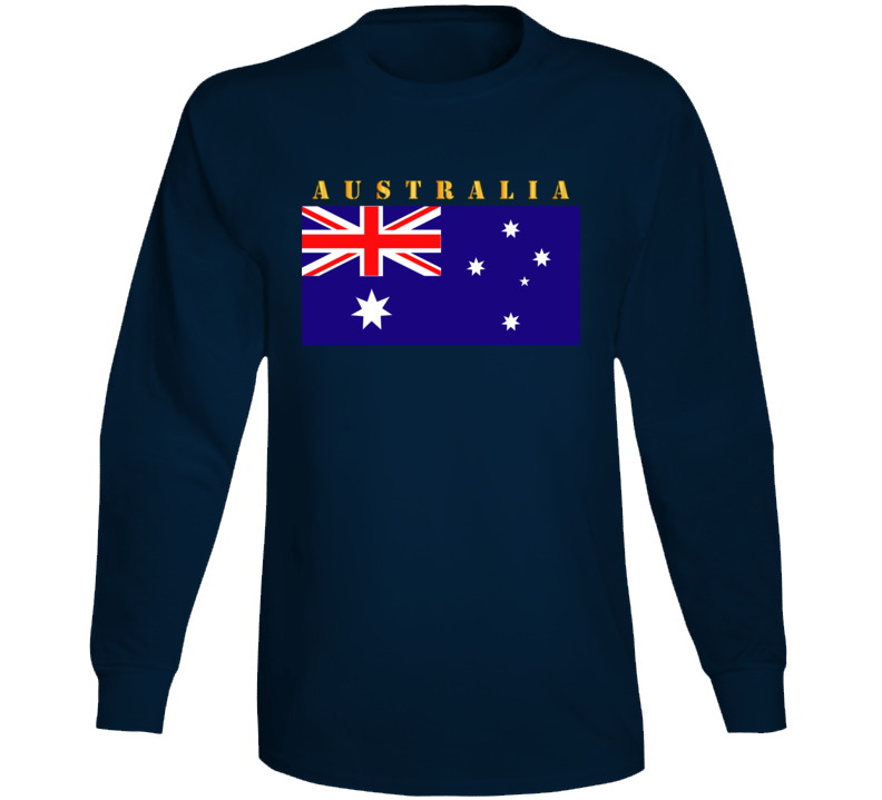 Flag - Australia W Txt Long Sleeve