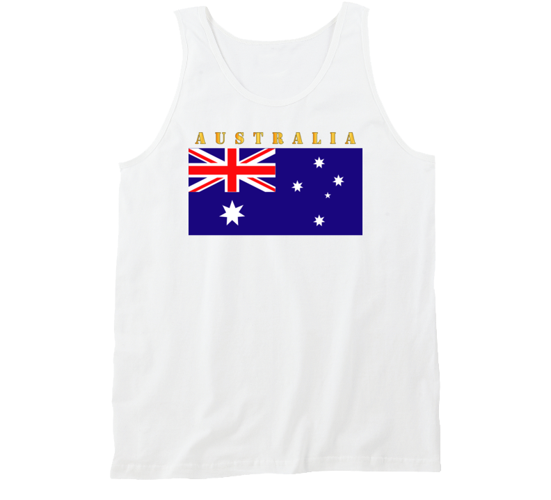 Flag - Australia W Txt Tanktop
