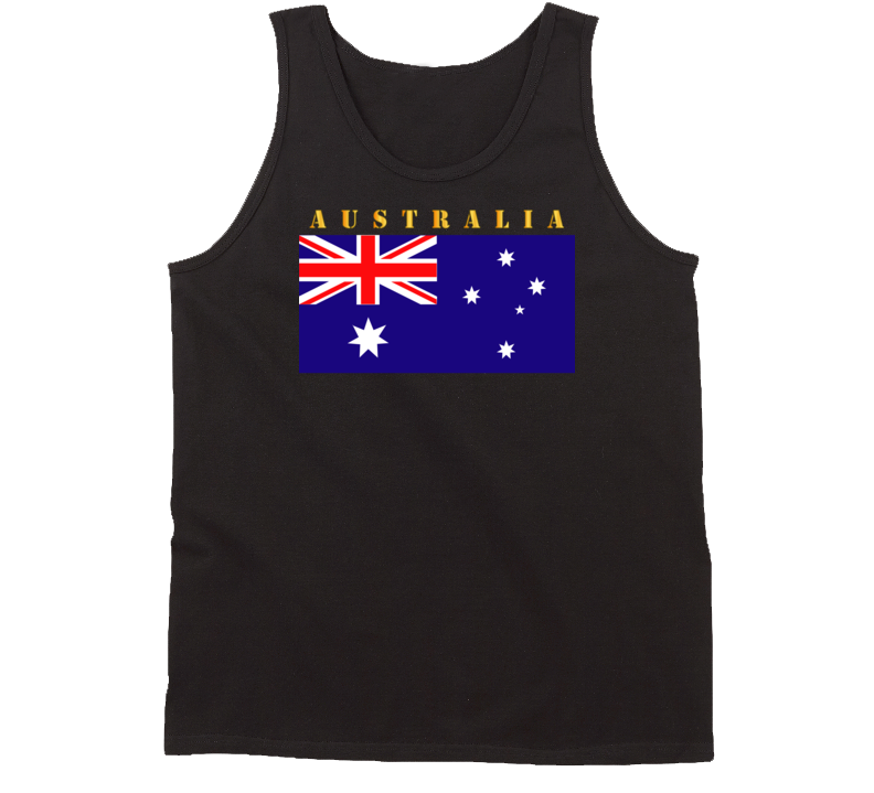 Flag - Australia W Txt Tanktop