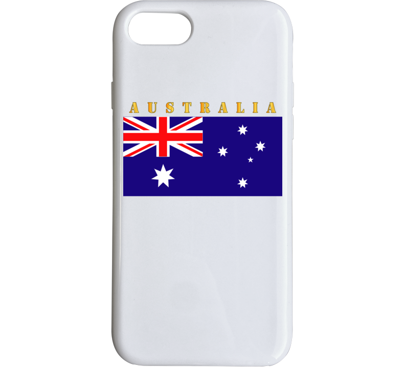 Flag - Australia W Txt Phone Case