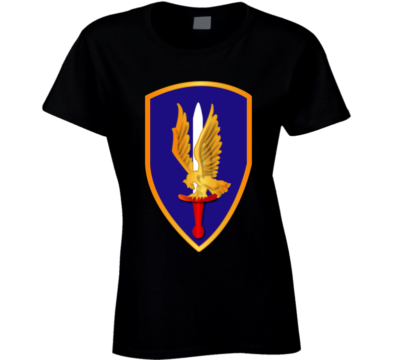 Army - 1st Aviation Brigade Vietnam Wo Txt Ladies T Shirt