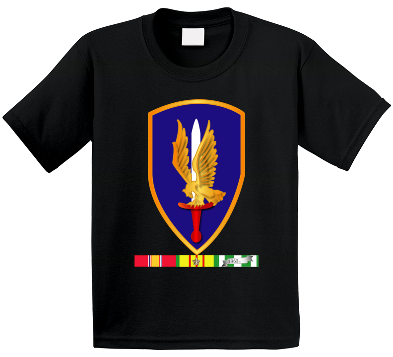 Army -  1st Aviation Brigade Vietnam W Svc Wo Txt Kids T Shirt