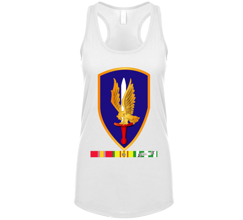 Army -  1st Aviation Brigade Vietnam W Svc Wo Txt Ladies T Shirt