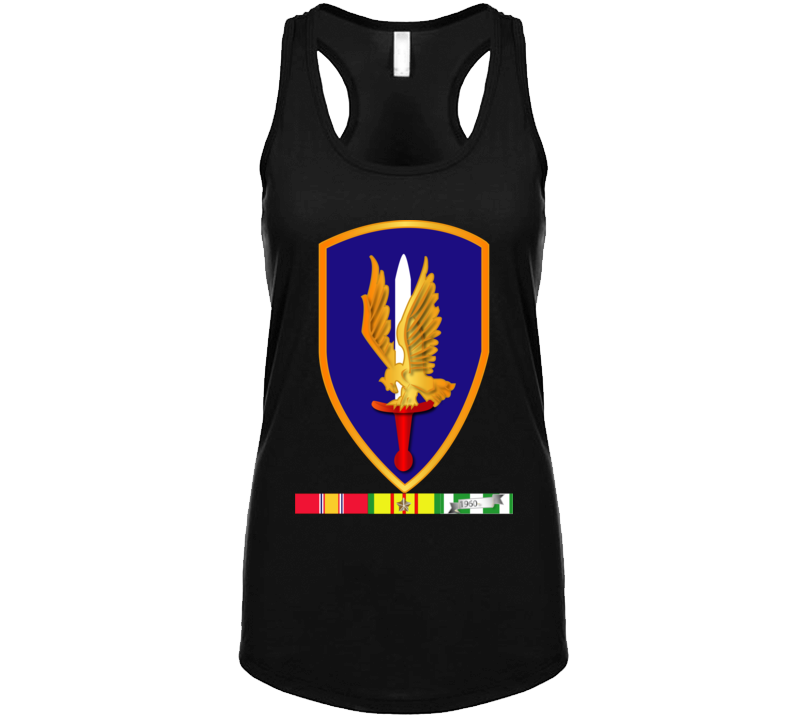 Army -  1st Aviation Brigade Vietnam W Svc Wo Txt Ladies T Shirt