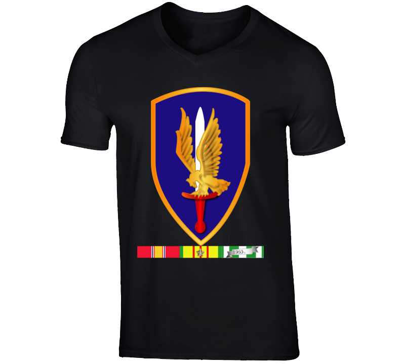 Army -  1st Aviation Brigade Vietnam W Svc Wo Txt T Shirt