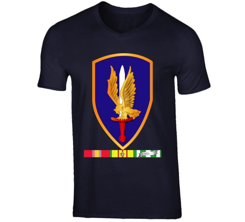 Army -  1st Aviation Brigade Vietnam W Svc Wo Txt T Shirt