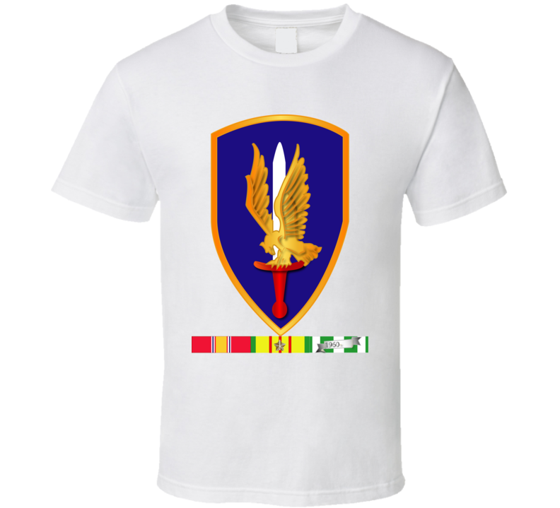 Army -  1st Aviation Brigade Vietnam W Svc Wo Txt T Shirt