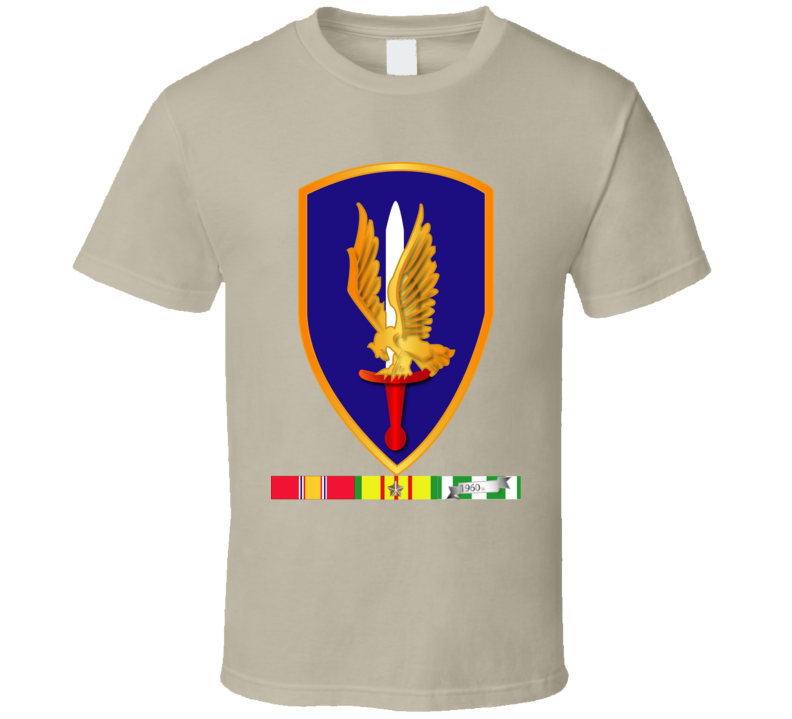 Army -  1st Aviation Brigade Vietnam W Svc Wo Txt T Shirt