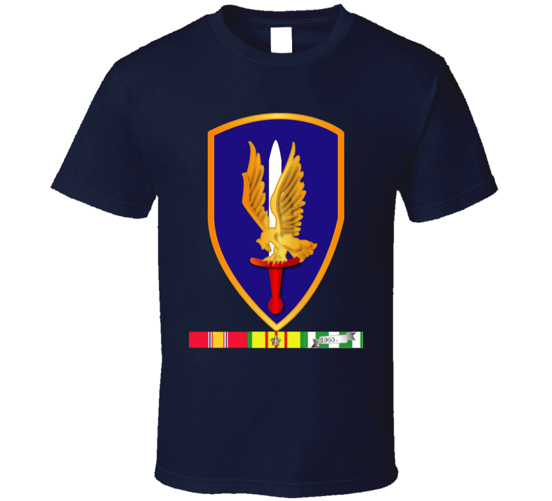 Army -  1st Aviation Brigade Vietnam W Svc Wo Txt T Shirt