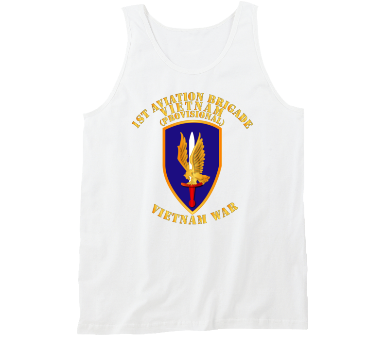 Army - 1st Aviation Brigade (provisional) - Vietnam War Tanktop