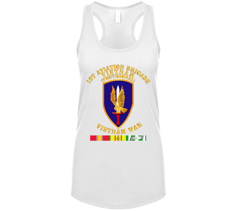 Army - 1st Aviation Brigade (provisional) - Vietnam War W Svc Ladies T Shirt