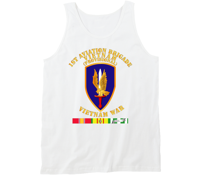 Army - 1st Aviation Brigade (provisional) - Vietnam War W Svc Tanktop