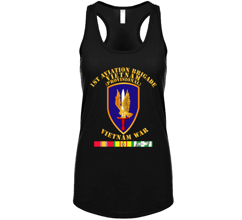 Army - 1st Aviation Brigade (provisional) - Vietnam War W Svc Ladies T Shirt