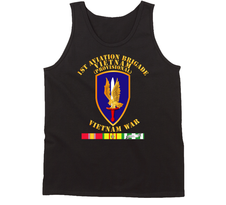 Army - 1st Aviation Brigade (provisional) - Vietnam War W Svc Tanktop