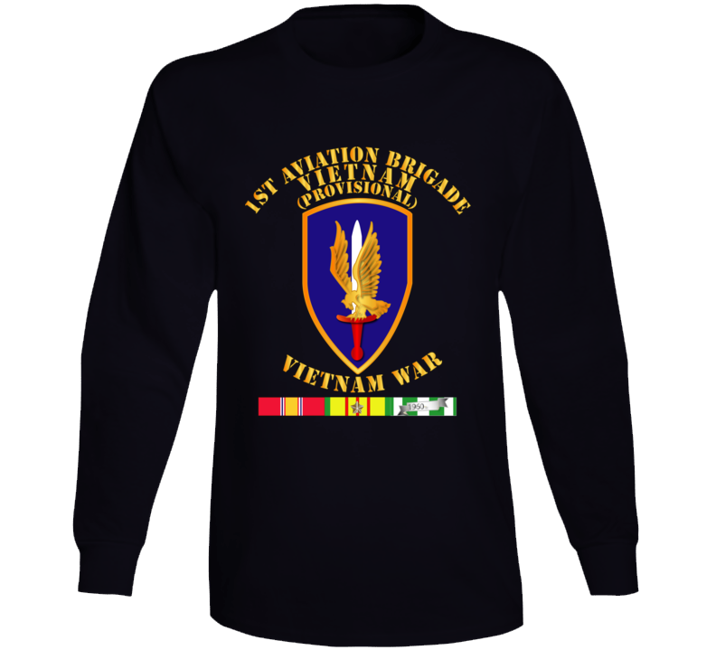 Army - 1st Aviation Brigade (provisional) - Vietnam War W Svc Long Sleeve