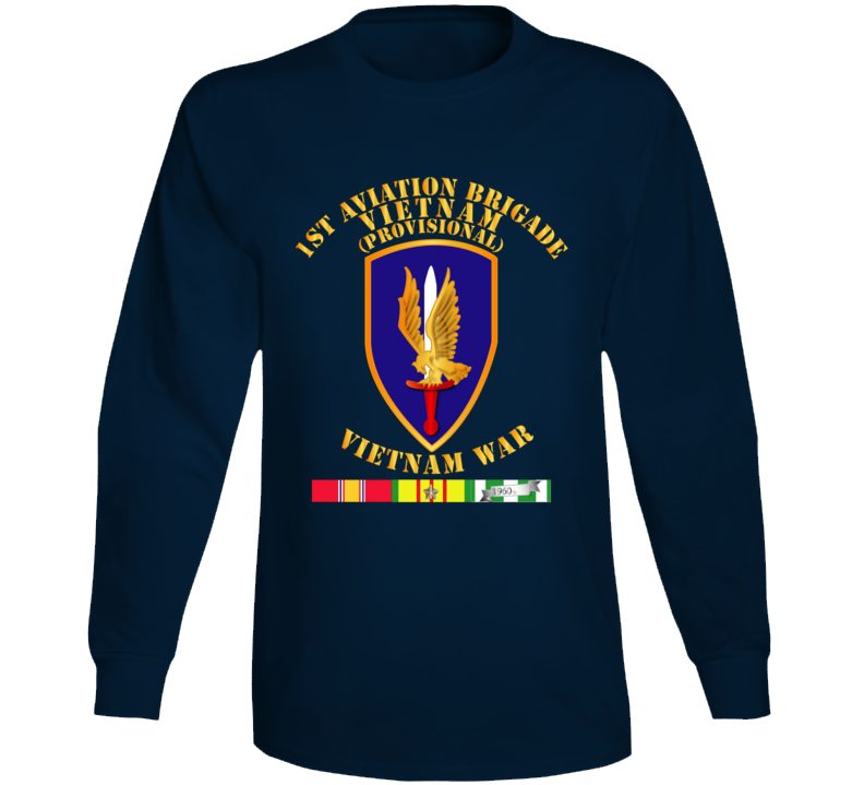 Army - 1st Aviation Brigade (provisional) - Vietnam War W Svc Long Sleeve