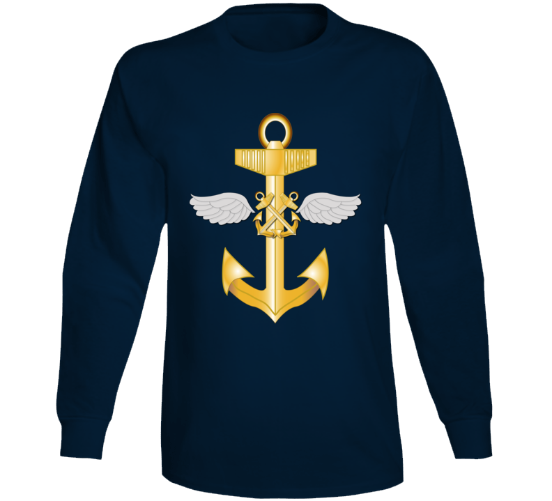 Navy - Rate - Aviation Boatswain's Mate Pin Wo Txt Long Sleeve