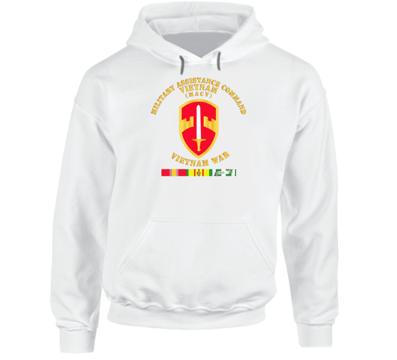 Army - Military Assistance Cmd Vietnam - Macv - Vietnam War W Svc Hoodie