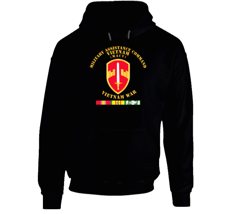 Army - Military Assistance Cmd Vietnam - Macv - Vietnam War W Svc Hoodie