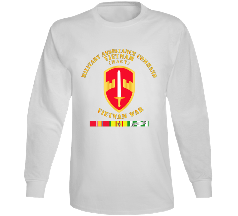Army - Military Assistance Cmd Vietnam - Macv - Vietnam War W Svc Long Sleeve