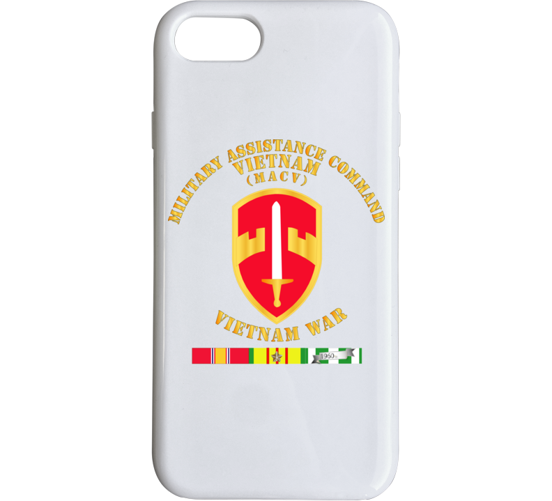 Army - Military Assistance Cmd Vietnam - Macv - Vietnam War W Svc Phone Case