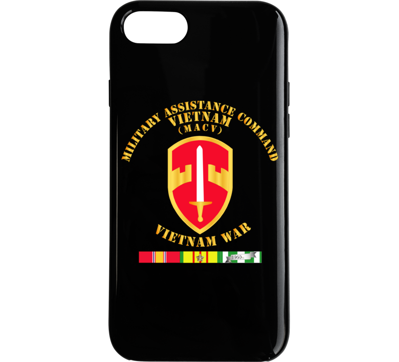 Army - Military Assistance Cmd Vietnam - Macv - Vietnam War W Svc Phone Case