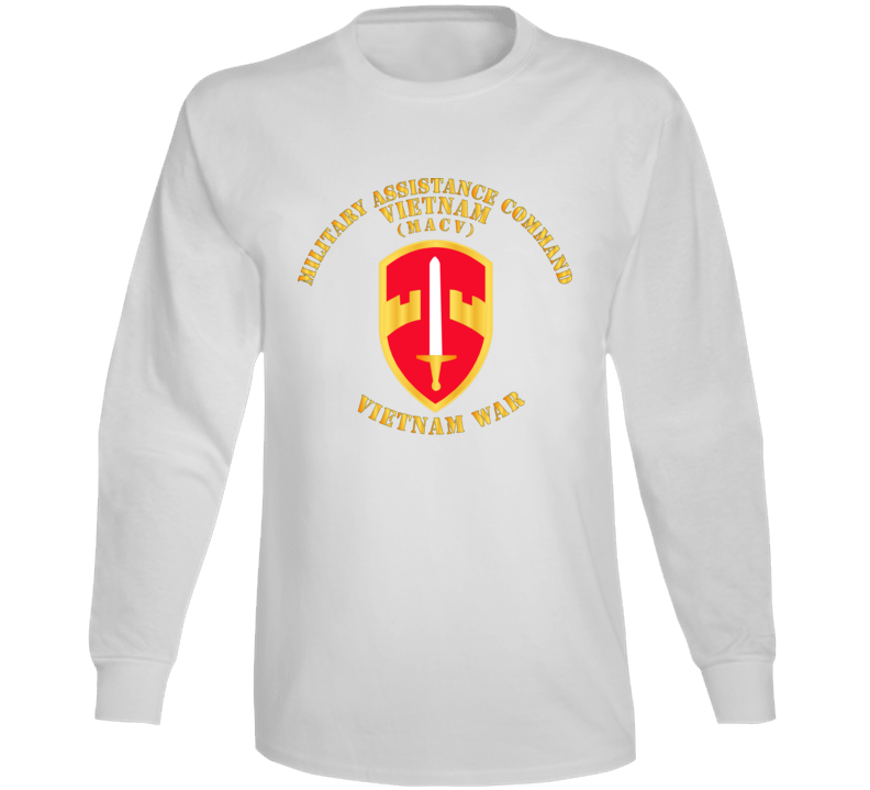 Army - Military Assistance Cmd Vietnam - Macv - Vietnam War Long Sleeve