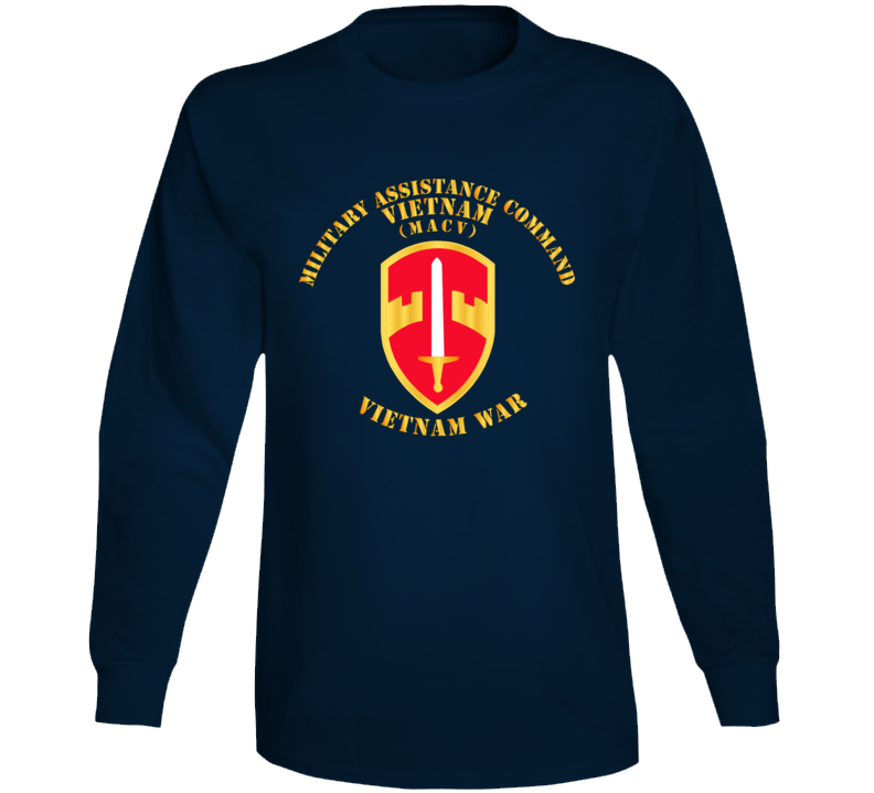 Army - Military Assistance Cmd Vietnam - Macv - Vietnam War Long Sleeve