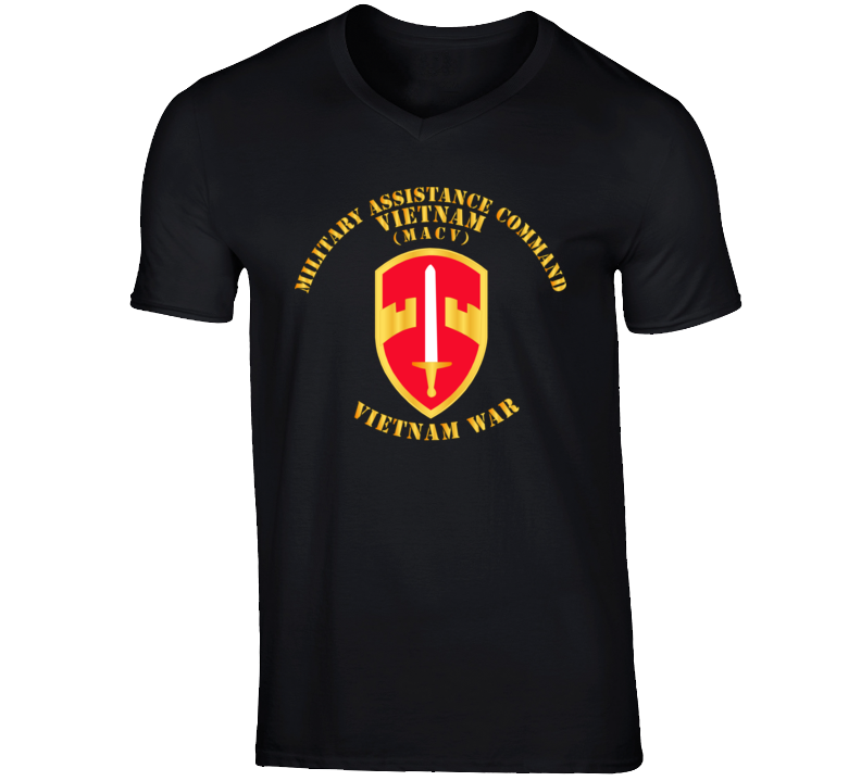 Army - Military Assistance Cmd Vietnam - Macv - Vietnam War V-neck