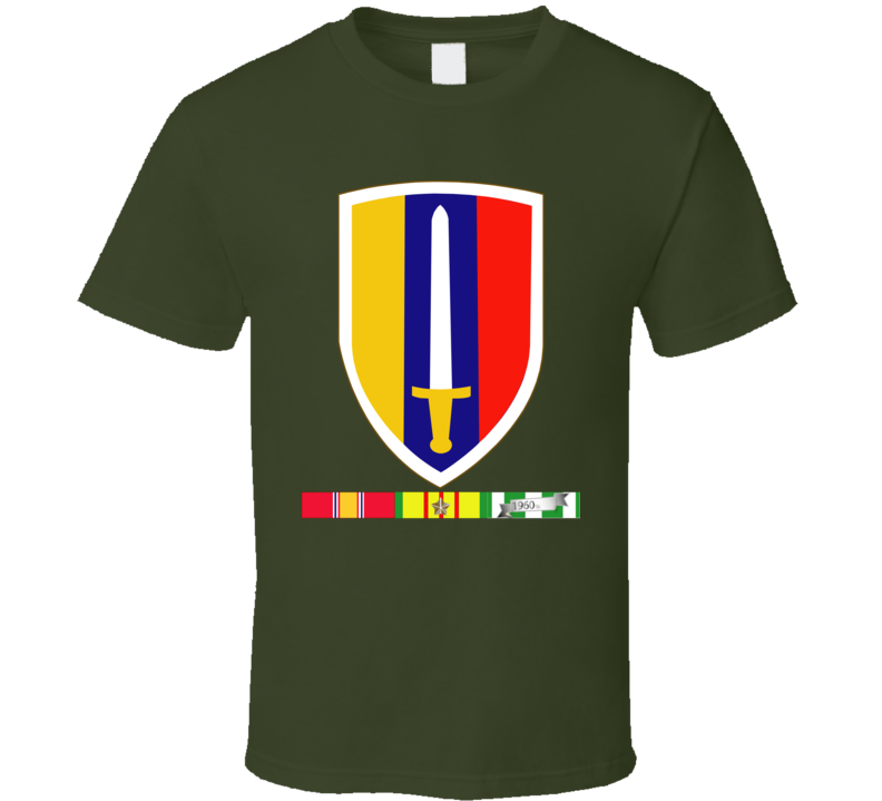 Army - Us Army Vietnam - Usarv - Vietnam War W Svc Wo Txt T Shirt