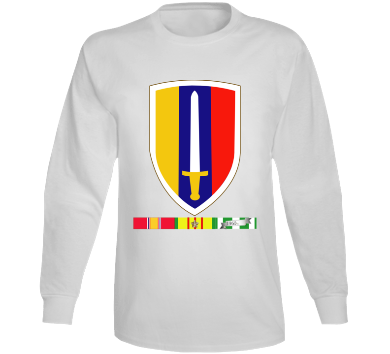 Army - Us Army Vietnam - Usarv - Vietnam War W Svc Wo Txt Long Sleeve