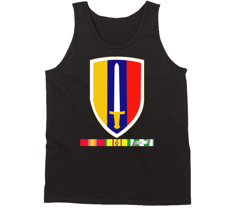 Army - Us Army Vietnam - Usarv - Vietnam War W Svc Wo Txt Tanktop