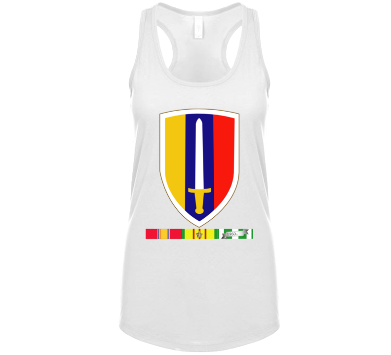 Army - Us Army Vietnam - Usarv - Vietnam War W Svc Wo Txt Ladies Tanktop