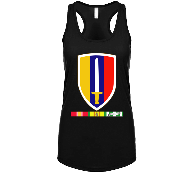 Army - Us Army Vietnam - Usarv - Vietnam War W Svc Wo Txt Ladies Tanktop