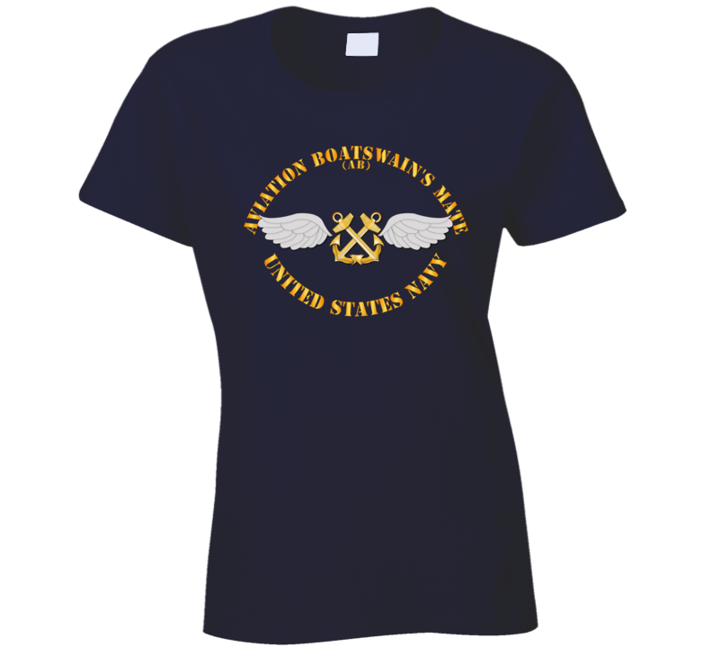 Navy - Rate - Aviation Boatswain's Mate - Gold Anchor W Txt Ladies