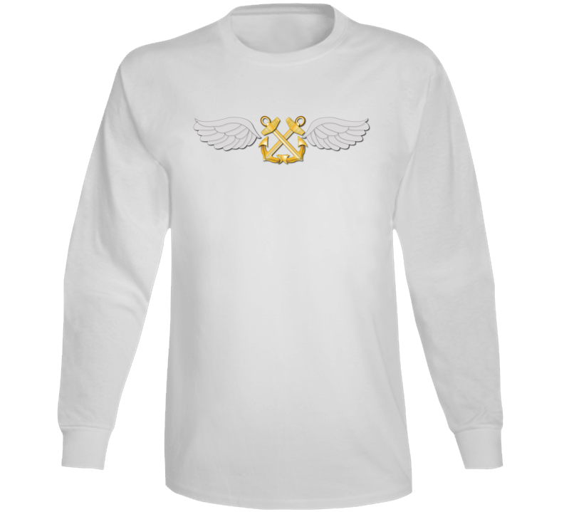 Navy - Rate - Aviation Boatswain's Mate - Gold Anchor Wo Txt W Ds Long Sleeve